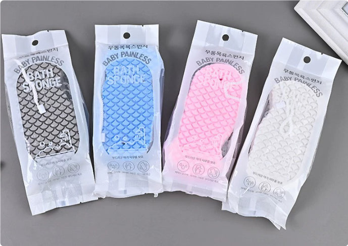 Éponges nettoyage corps multicolores usage quotidien