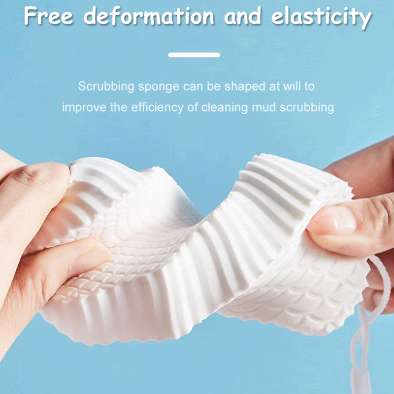 Pack 4 éponges bain exfoliantes couleurs assorties